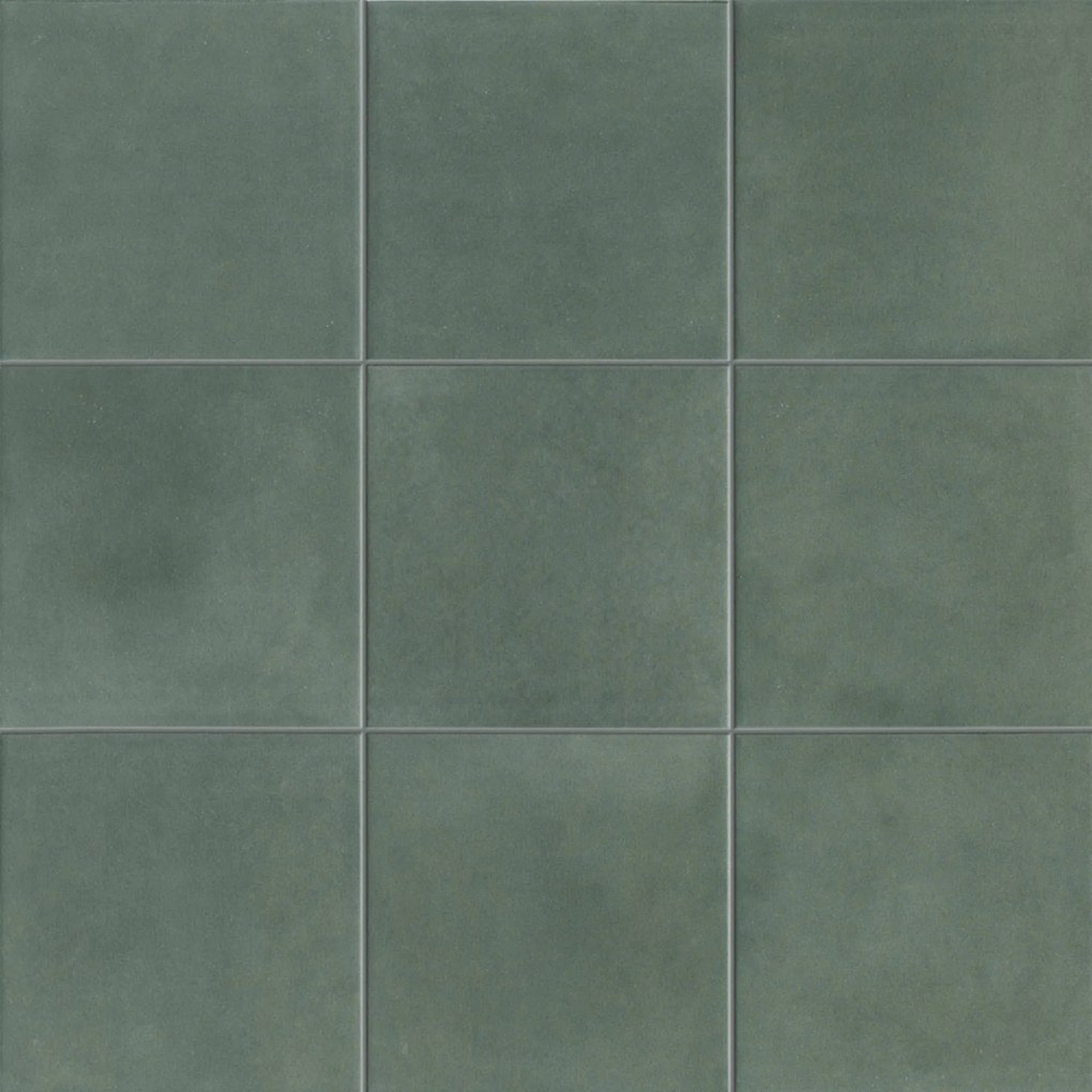 Vloertegel Sartoria Genesi 15x15 cm 25 stuks Mat Groen