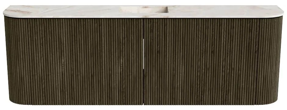 Mondiaz Joya DLux 125cm toiletmeubel ronding links/rechts shadow met wastafel faye midden 1 kraangat frappe
