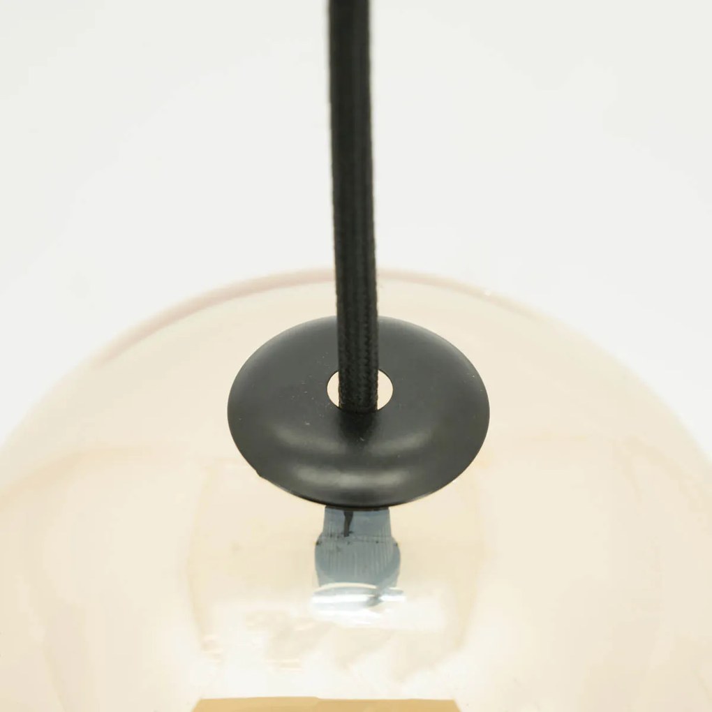 By-Boo Shona Enkele Hanglamp Amberglas
