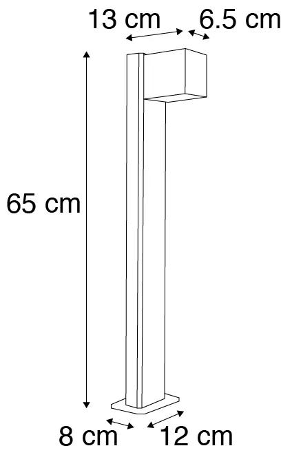 Smart staande buitenlamp antraciet 65 cm IP44 incl. Wifi GU10 - Baleno Landelijk / Rustiek, Modern GU10 IP44 Buitenverlichting