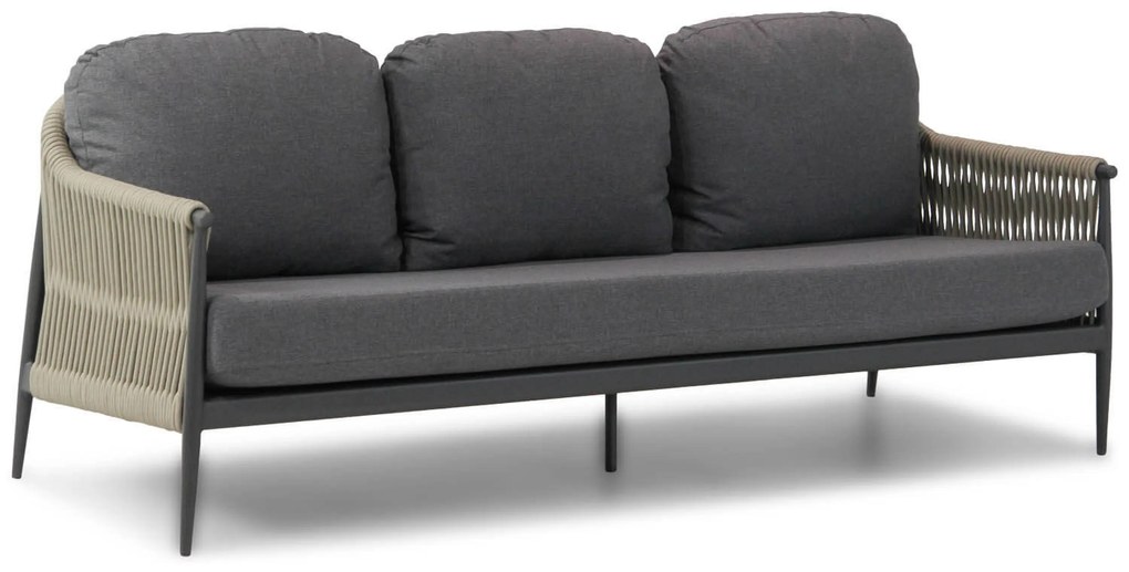 Stoel en Bank Loungeset 5 personen Rope Naturel teak Coco Lucia/Pacific
