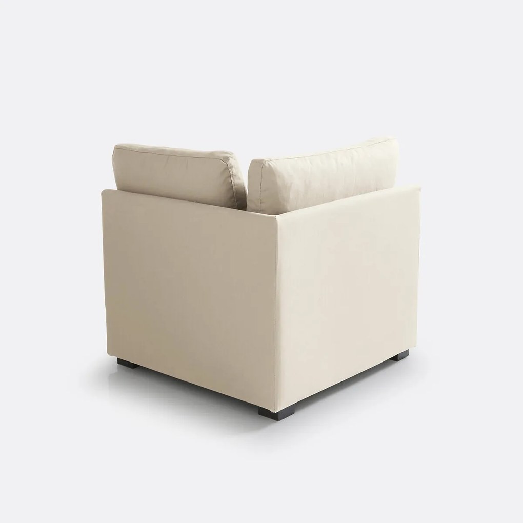 Hoekfauteuil, katoen, Robin