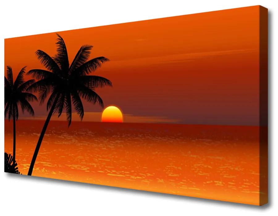 Print van doek Palma sea sun landschap 100x50 cm