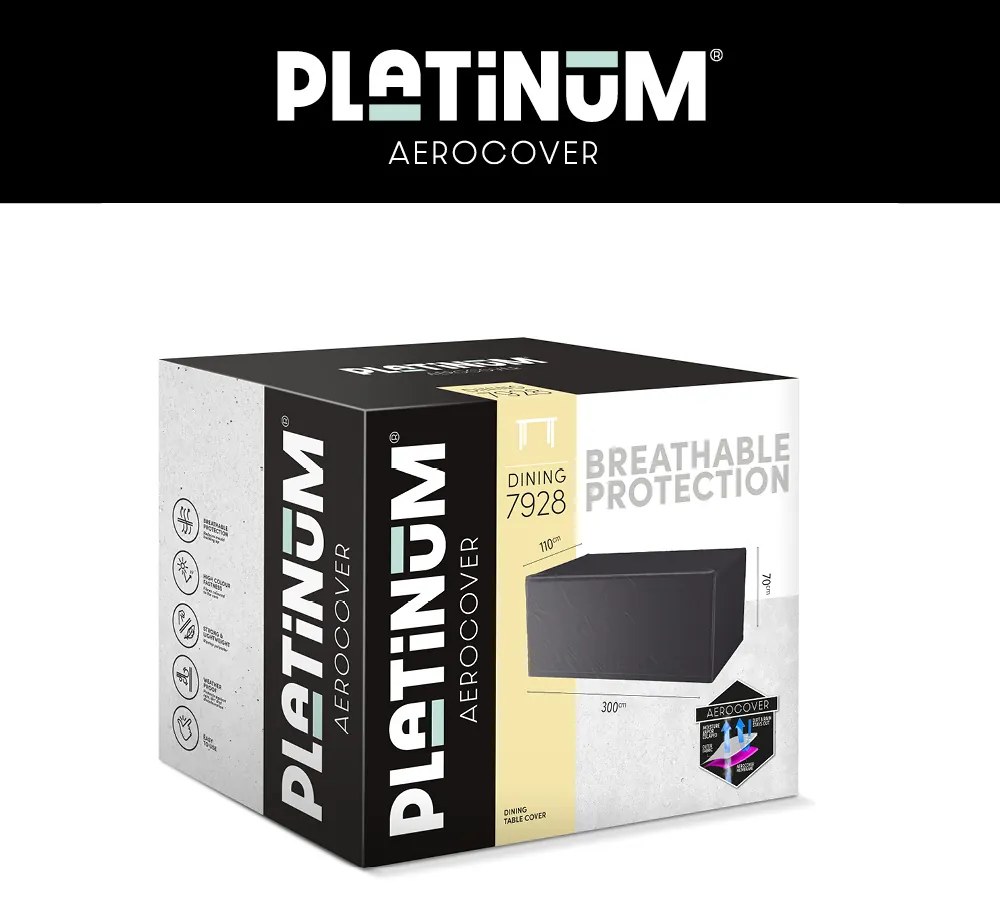 Platinum AeroCover Tuintafelhoes 300x110xH70