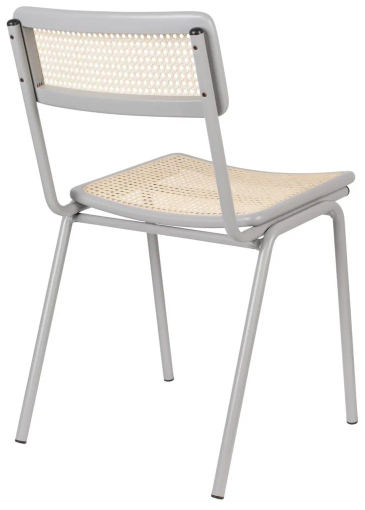 Zuiver Jort Webbing Eetkamerstoel Retro Grijs