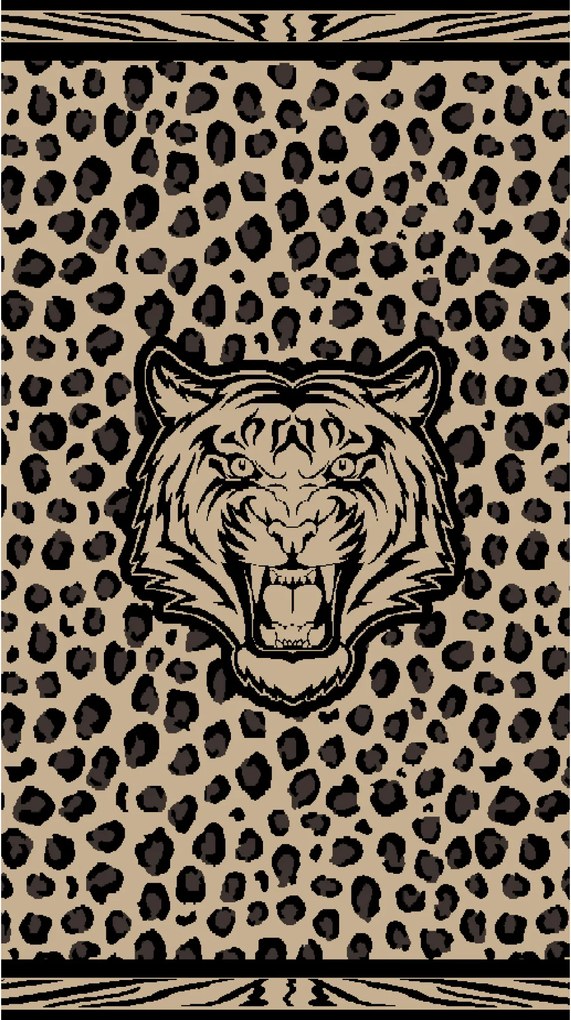Strandlaken Velour – 100% katoen – 90×160 – tiger