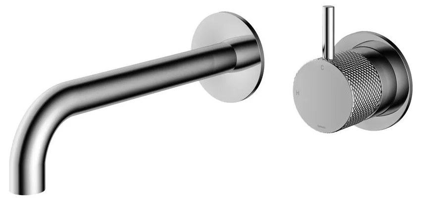 Hotbath Cobber X inbouw wastafelmengkraan 18cm chroom