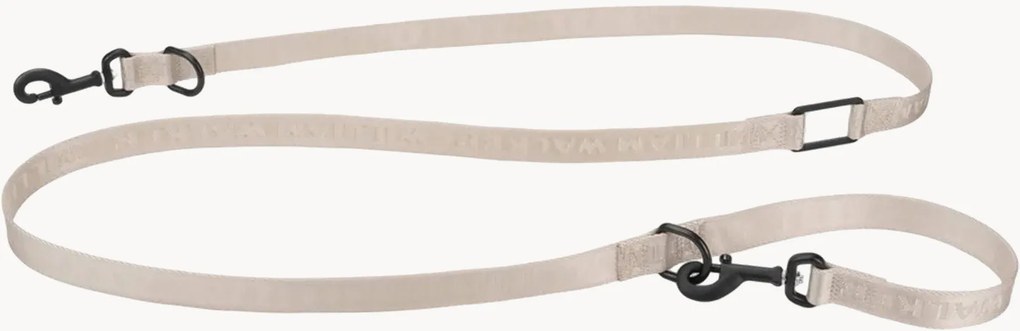 Verstelbare jacquard hondenriem Sand