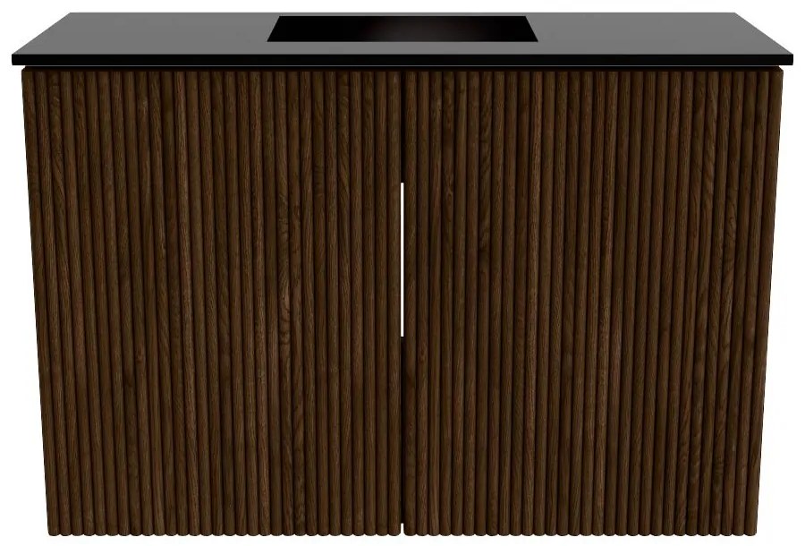 Mondiaz Joya 60cm toiletmeubel walnut met wastafel faye midden 1 kraangat urban