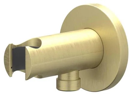 IVY Wandhouder - geïntegreerde wateruitlaat - 1/2 - Geborsteld mat goud PVD 6900204