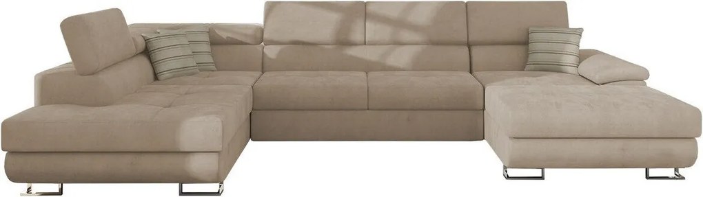 Hoekbank Comfivo 190, Aanwezig, Aanwezig, 345x202x71cm, 188.5 kg, Poten: Metaal, Kunststof