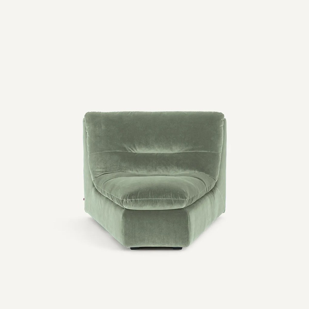 Modulaire hoek in fluweel, GIULIANO