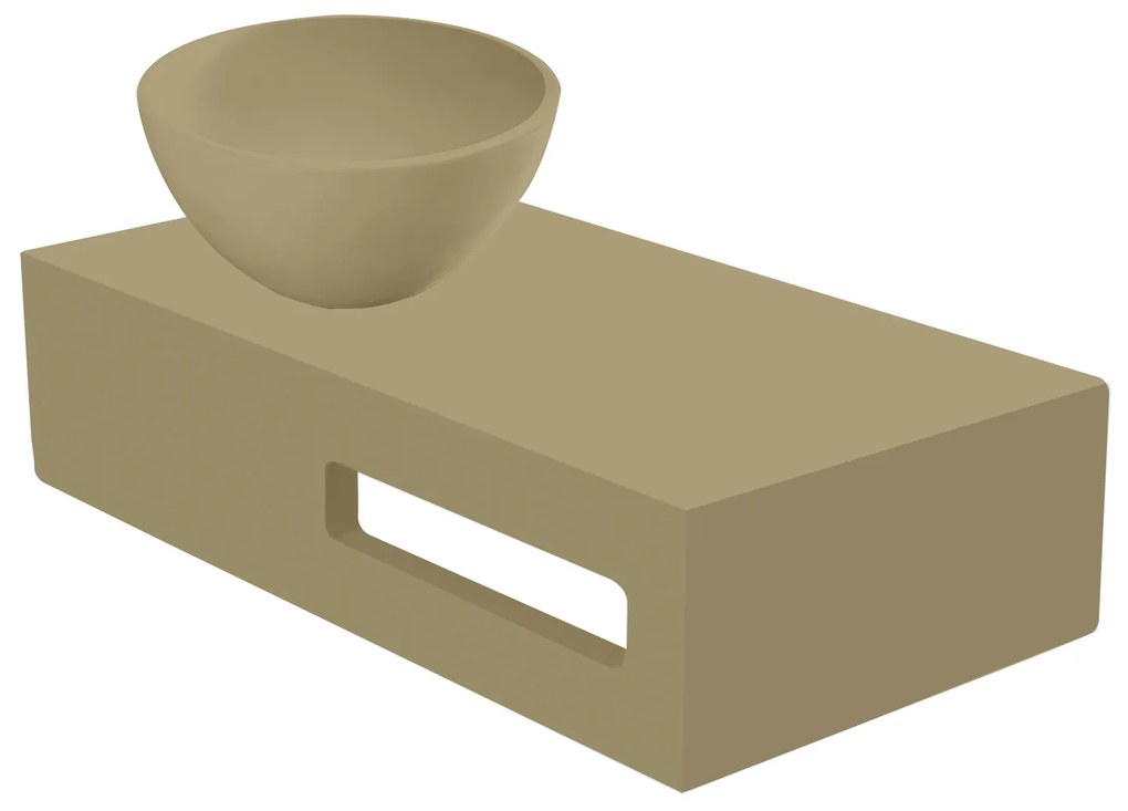 Best Design Malo fonteinplanchet zonder kom 40x12x10cm sandstone