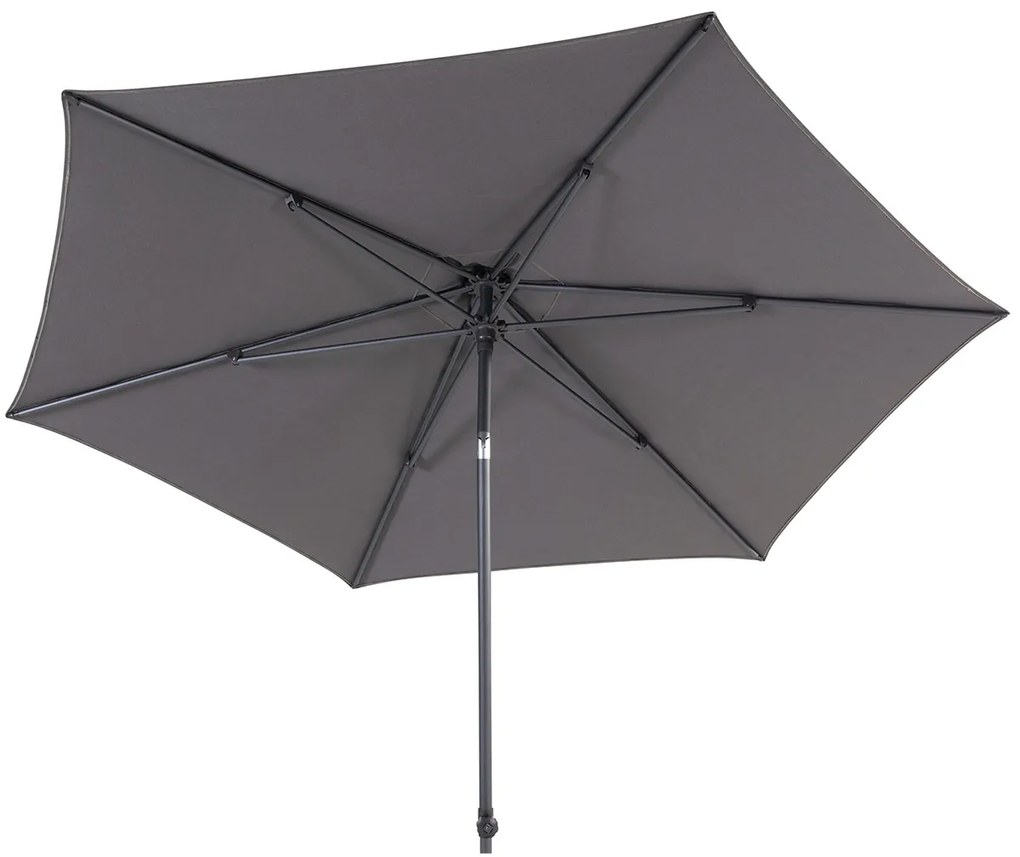 4 Seasons Azzurro stokparasol Ø300 cm Charcoal solefin