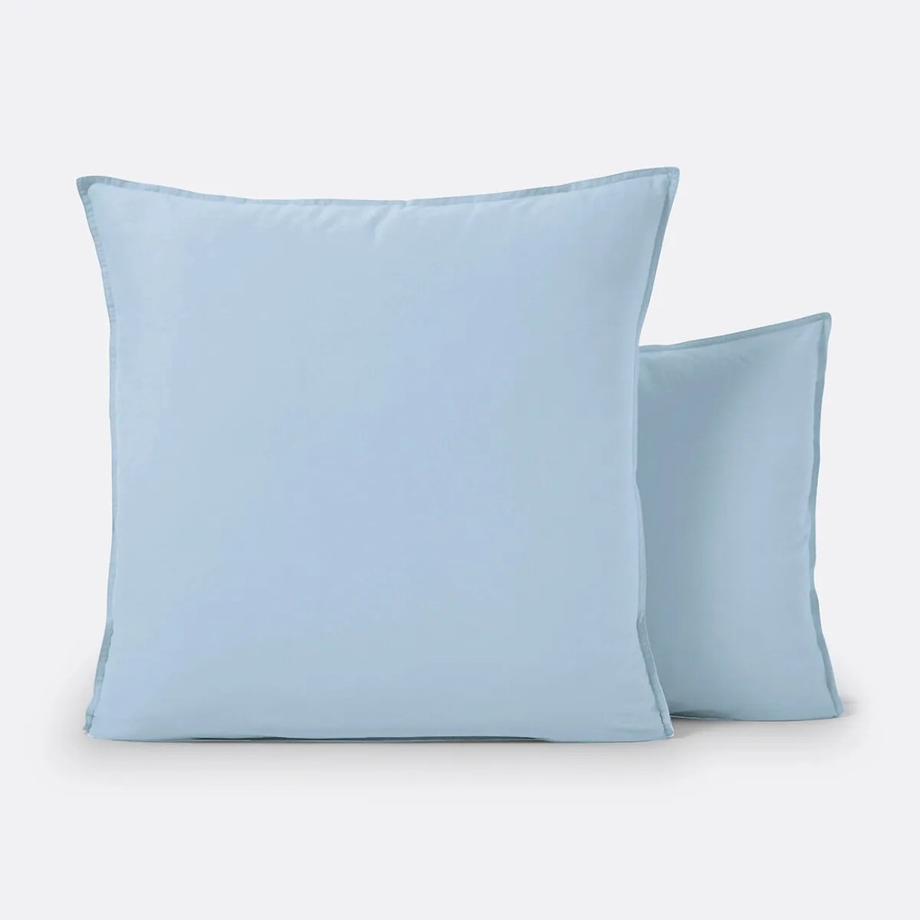 Effen kussensloop in gewassen katoen, Scenario