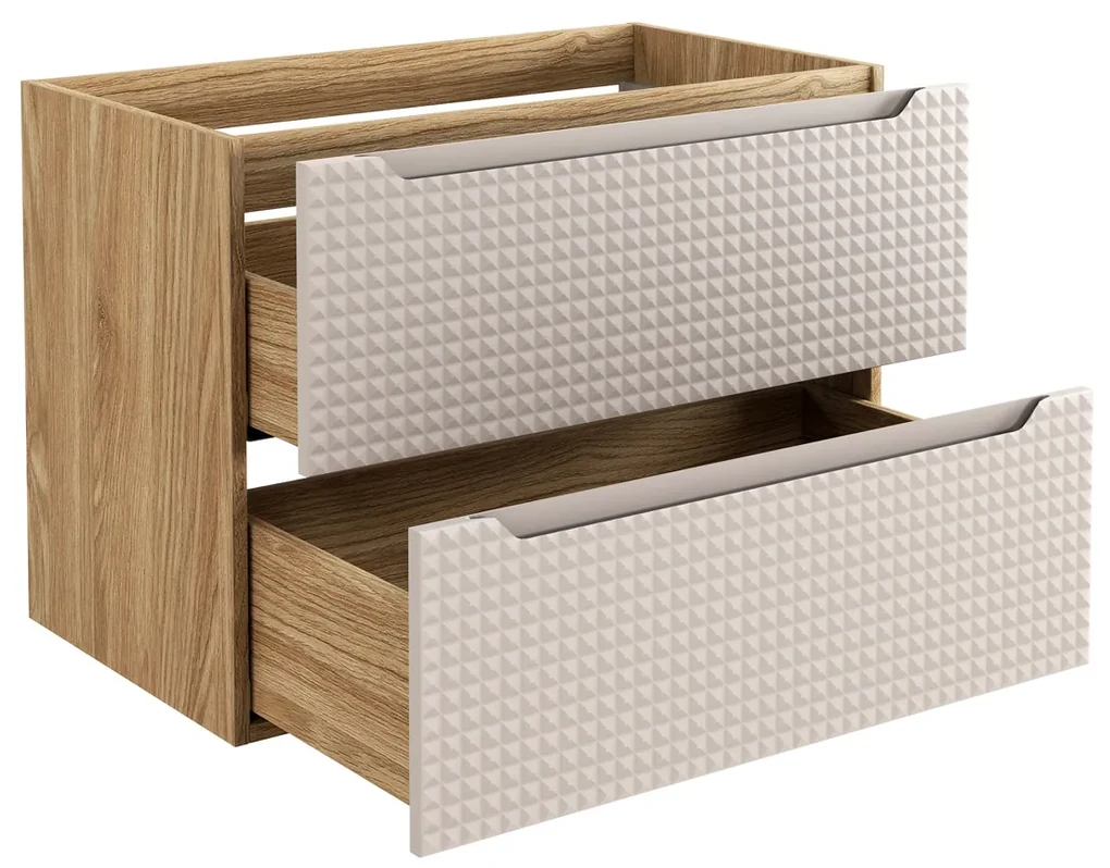 Comad Luxor Beige onderkast met 2 lades 80cm beige