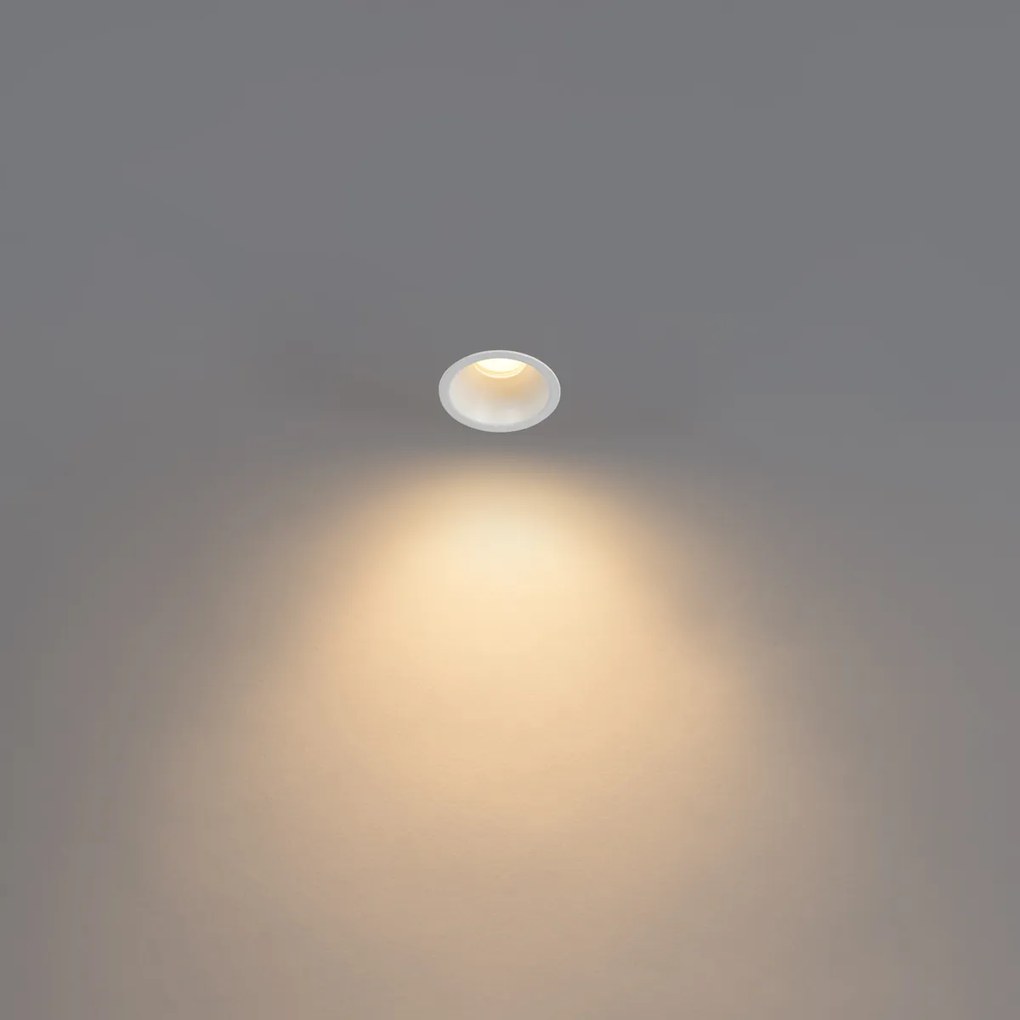 Set van 12 inbouwspots wit GU10 35mm IP44 - Dept