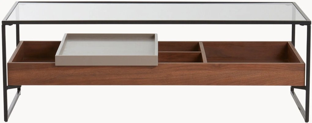 Salontafel Sveg met popelhouten tafelblad