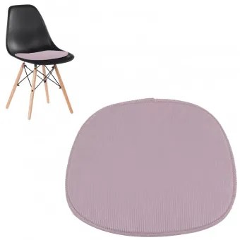 Kussen 41x34,5 Cm Voor Stoel In Scand Fluweel Paars – Lavender - Sklum
