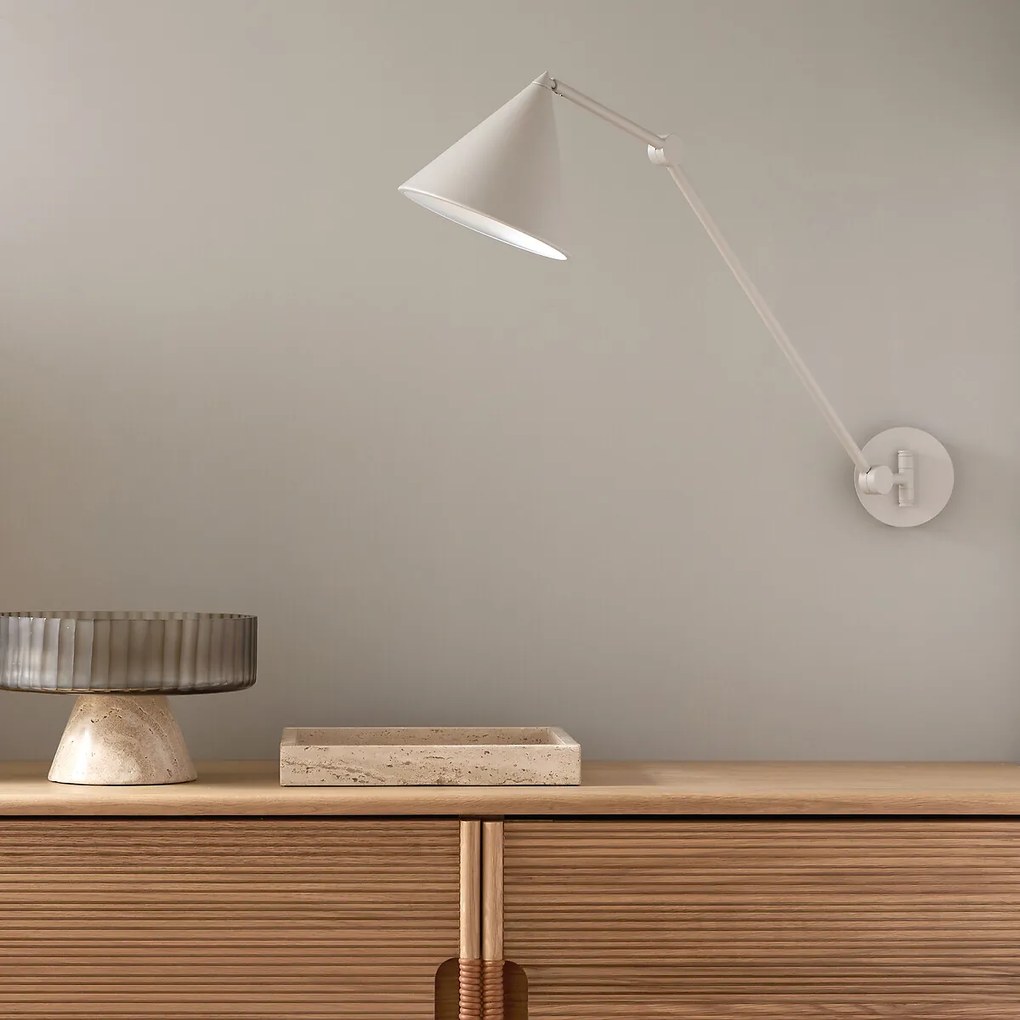 Scharnierende wandlamp, Moke