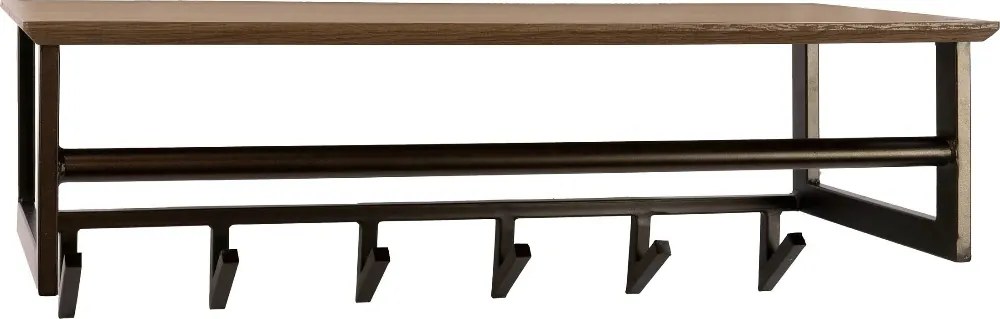 Stalen Kapstok Met Eikenhoutlook Plank