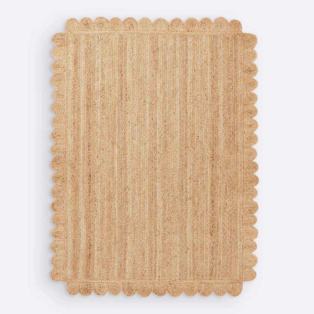 Vloerkleed in jute, Aftas