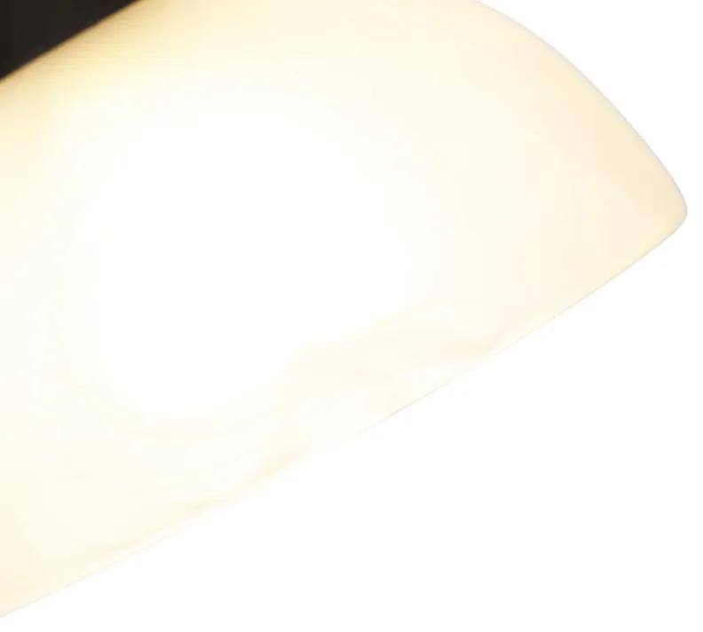 Klassieke vloerlamp bruin met leeslamp - Dallas Landelijk / Rustiek E27 rond Binnenverlichting Lamp