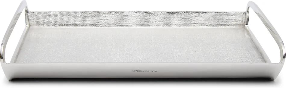 Rivièra Maison - Toronto Tray aluminium 45x30 - Kleur: zilver