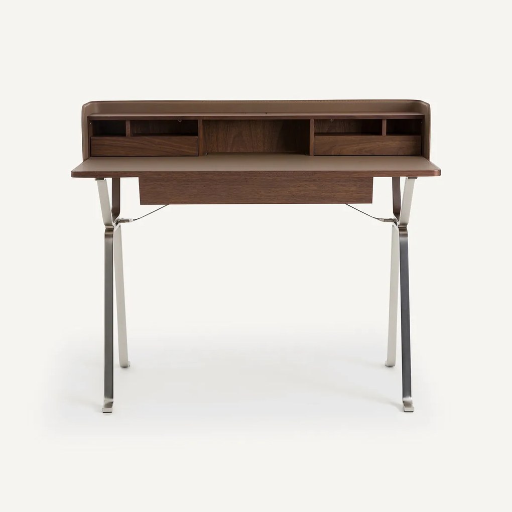 Bureau secretaire met walnoot fineer, Nelsen