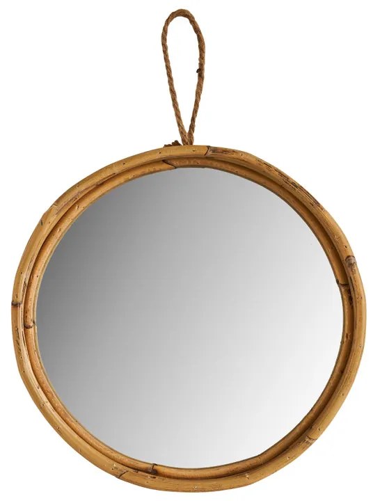 Spiegel in rotan frame - ⌀30 cm