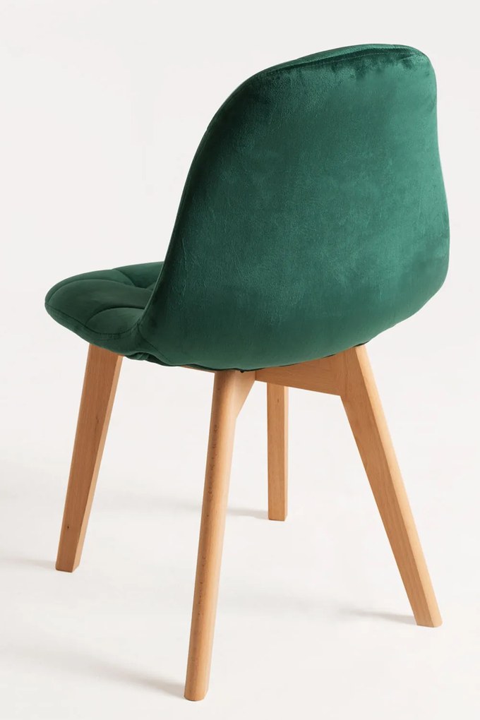 Set 4 Kelen Fluwelen Stoelen