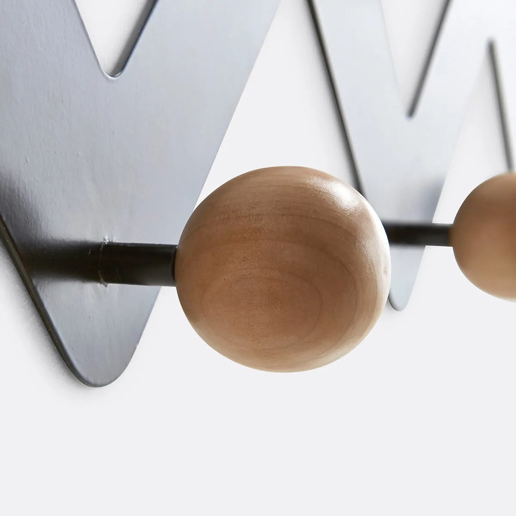 Muurkapstok Agama met 7 kleerhangers