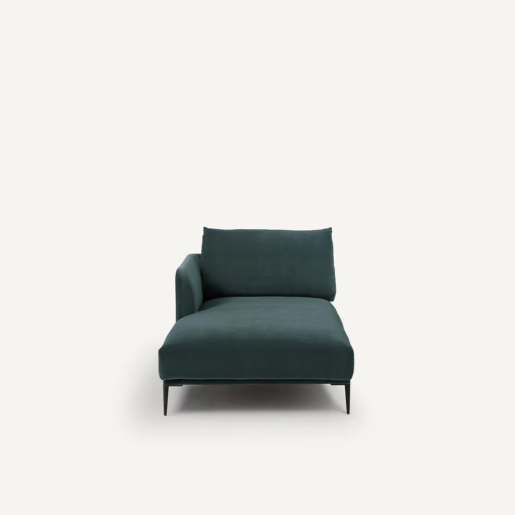 Longchair fluweel, Oscar design E. Gallina