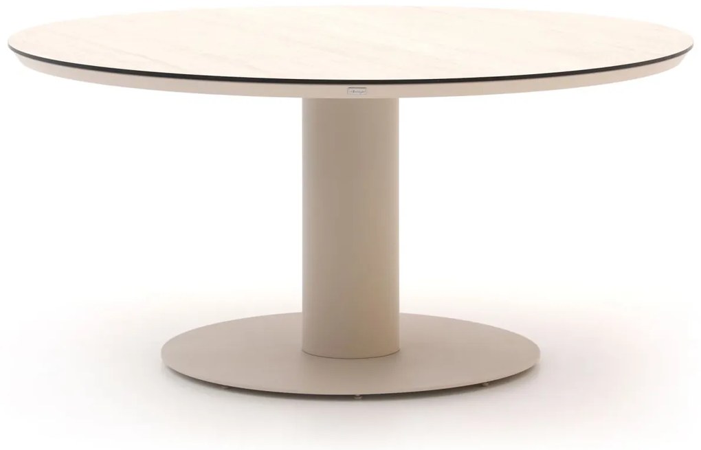 Tuin eettafel Bellagio  | Rond  | Tuintafel Travertin | Ø150cm | 6 personen | Kees Smit Tuinmeubelen