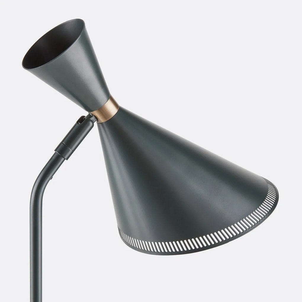 Richtbare voetlamp in smeedijzer, Farria