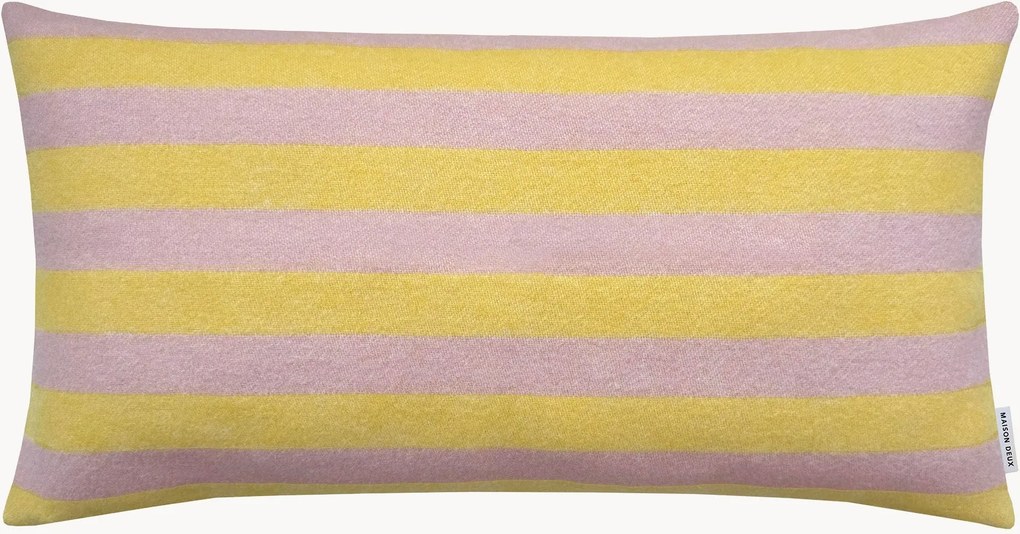 Decoratieve kussenhoes Candy Wrap van Nieuw-Zeelandse wol