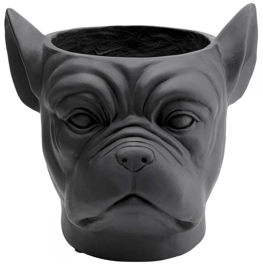 Kare Design Bulldog Black Bulldog Plantenbak Zwart