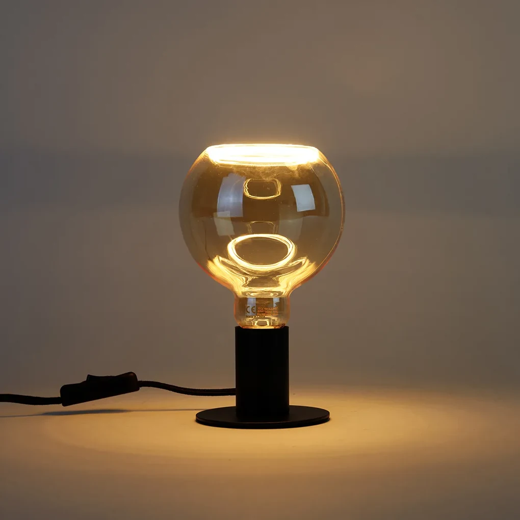 E27 dimbare LED lamp G125 goldline 6W 300 lm 1900K