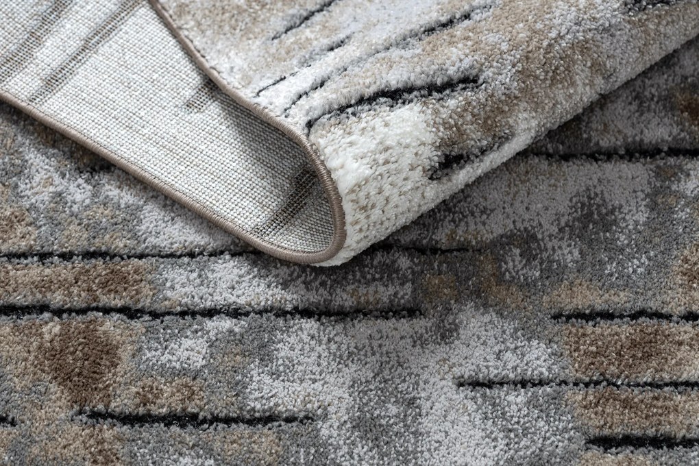 Tapijt modern COZY 8876 Rio - Structureel,  twee poolhoogte , bruin