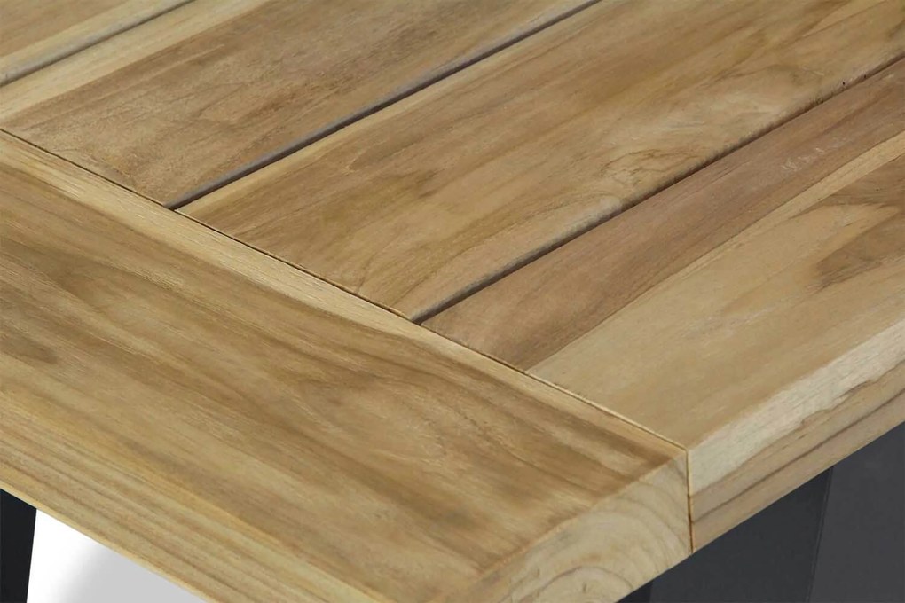 Tuinset 6 personen 260 cm Aluminium Grijs Santika Furniture Santika