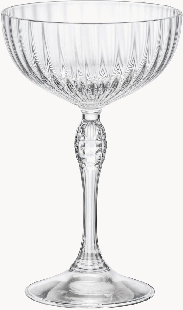 Champagneglazen America'20s, 4-delig
