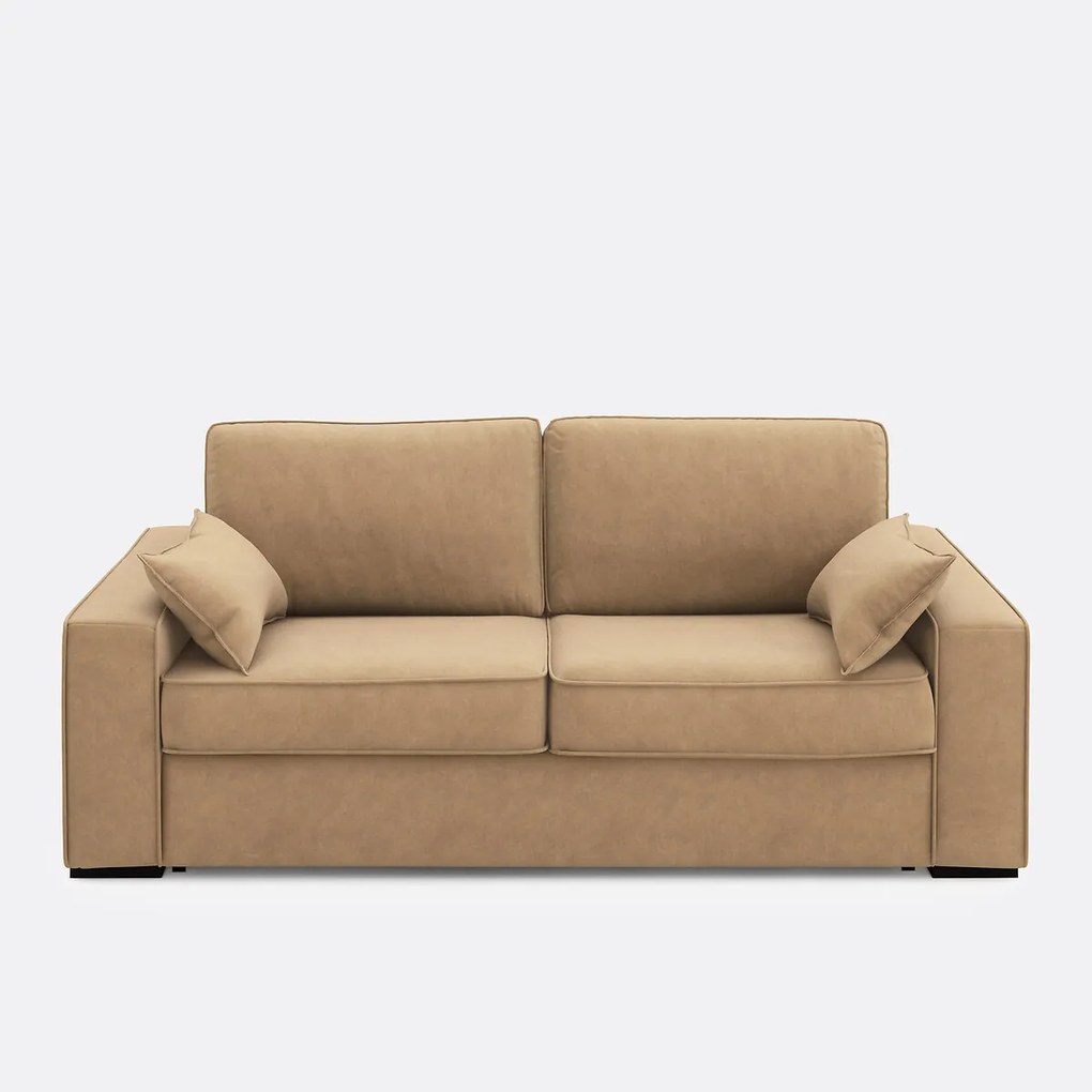Bank-bed fluweel, mousse Cécilia