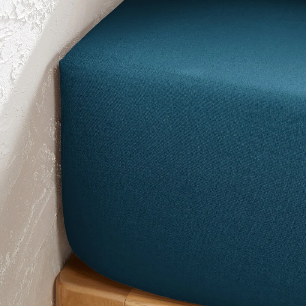 Effen hoeslaken in katoen, omslag 32 cm, Scenario