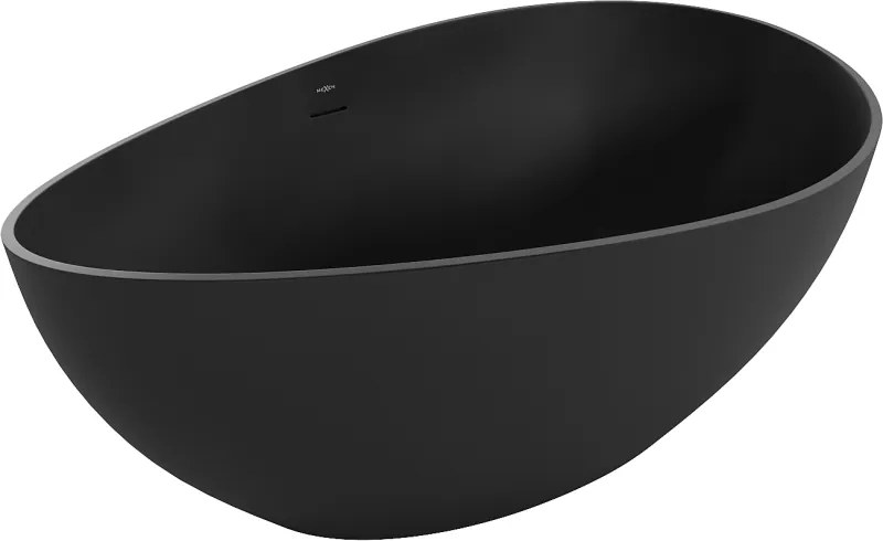 Mexen Parma vrijstaande badkuip van composiet 160 x 95 cm, zwart mat - 57231609570