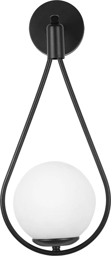 Wandlamp G093-1W Black White