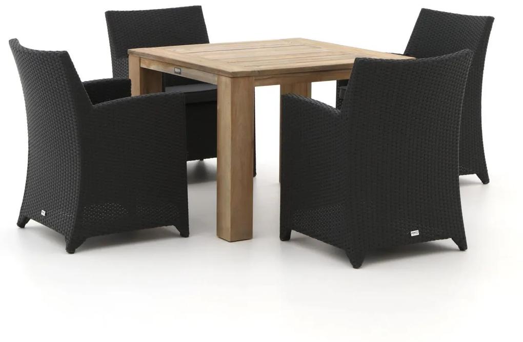 Forza Barolo/ROUGH-X 100cm dining tuinset 5-delig