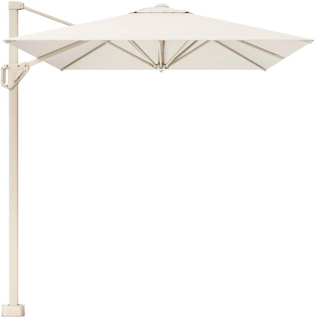 Voyager T1 zweefparasol 300x200 cm sandstone ivoor