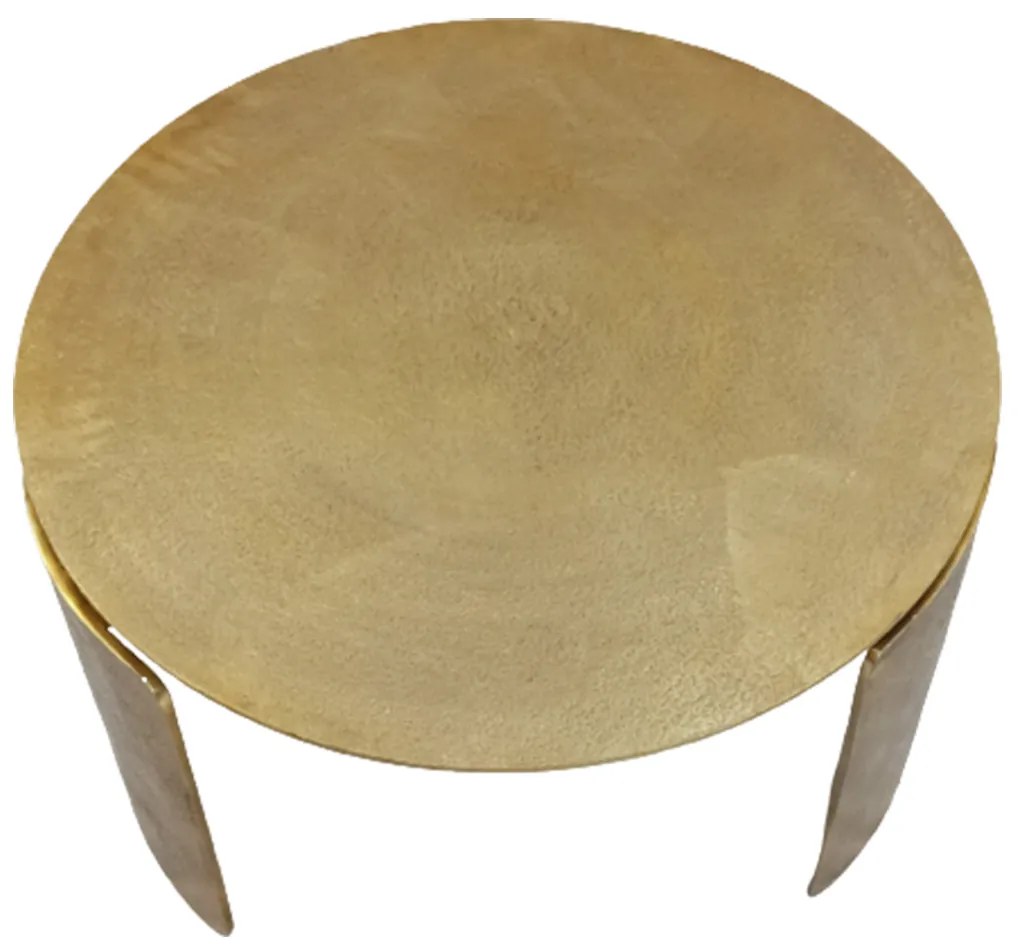 Starfurn Darwin Ronde Salontafel Goud Aluminium 60 Cm - 60 X 60cm.