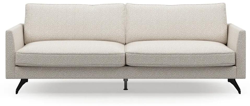 Rivièra Maison - The Camille Sofa 3 Seater, bouclé, simply white - Kleur: wit