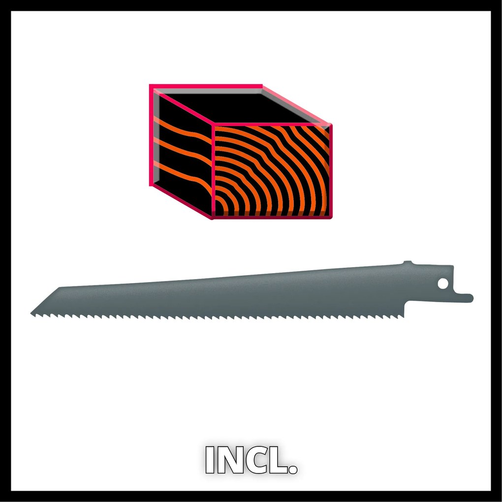 Einhell TE-AP 18/22 Li-Solo Accu Reciprozaag